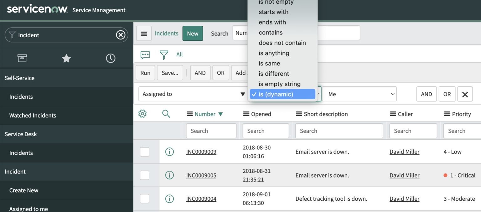 How To Create A Favorites Filter In ServiceNow The Snowball