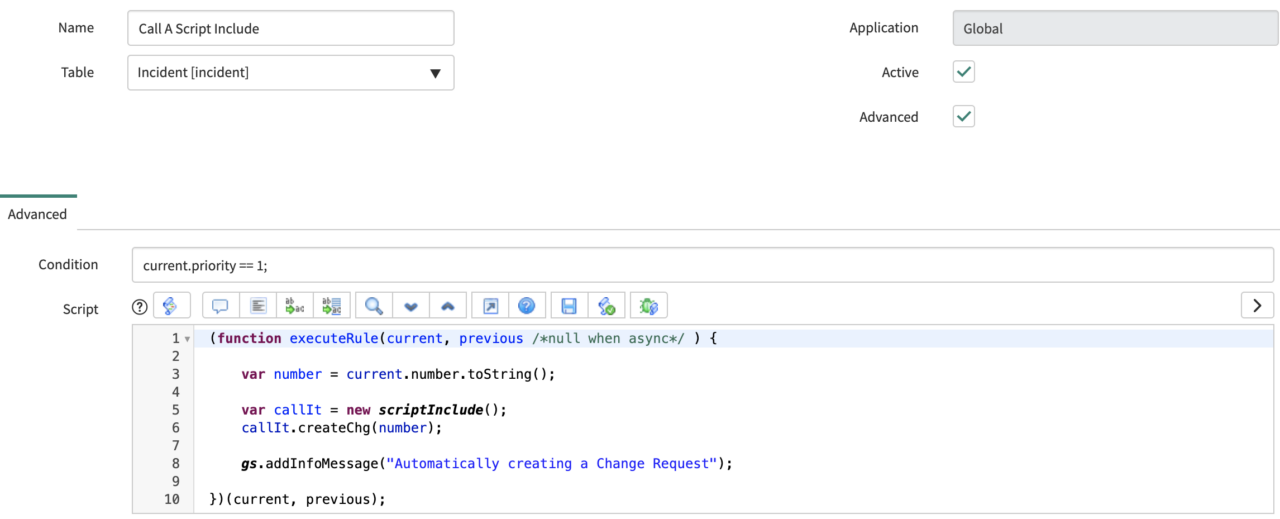 How To Call A Script Include From A Business Rule In ServiceNow - The ...