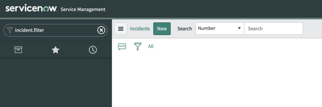incident list view trick
