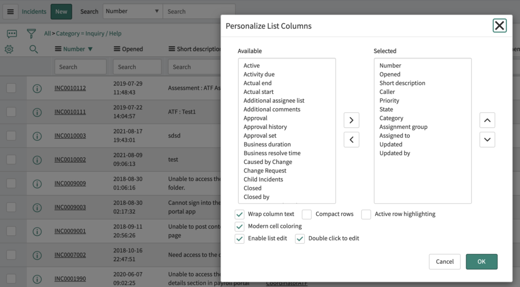 add fields to list view