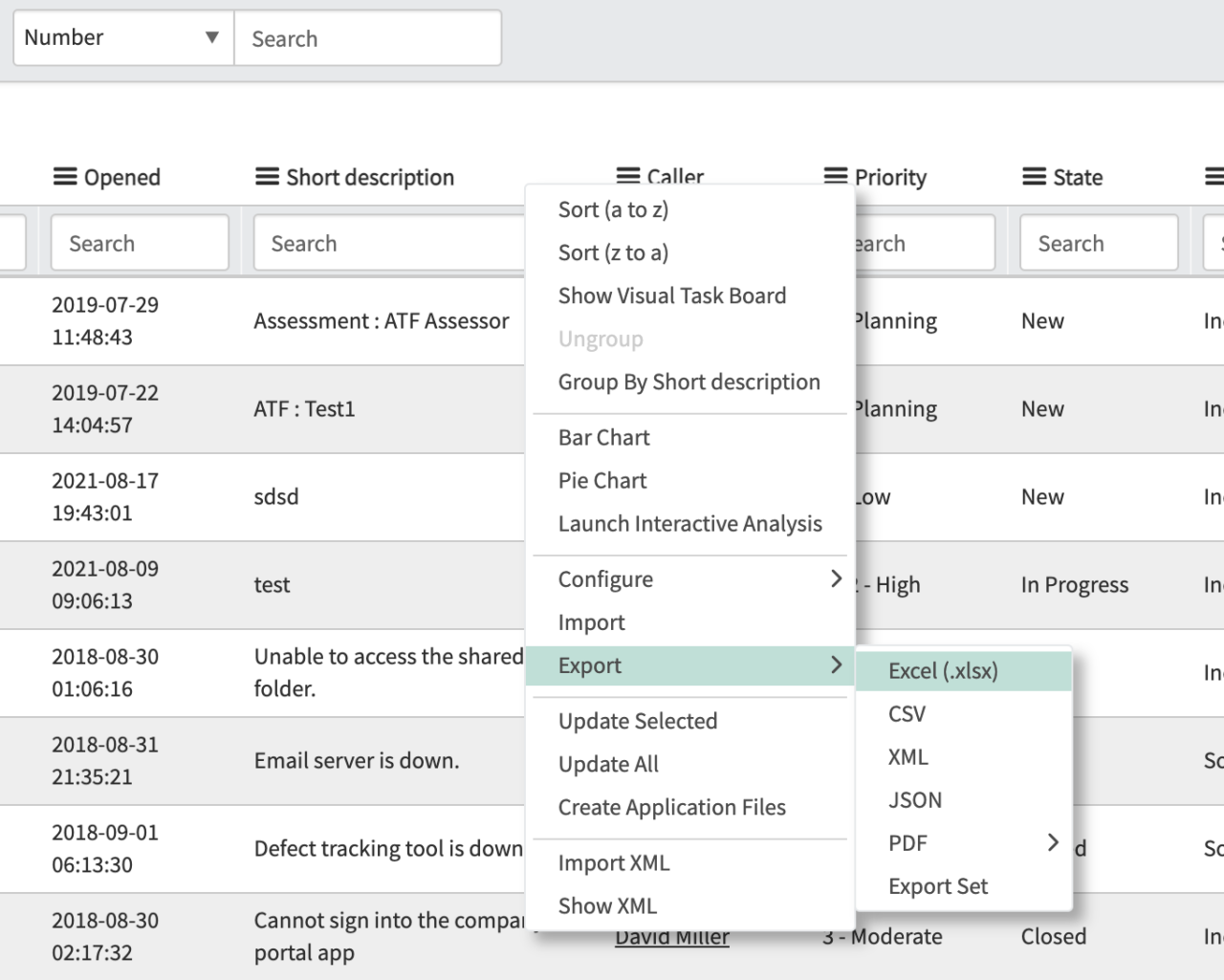 how-to-export-to-excel-xml-csv-json-or-pdf-in-servicenow-the-snowball