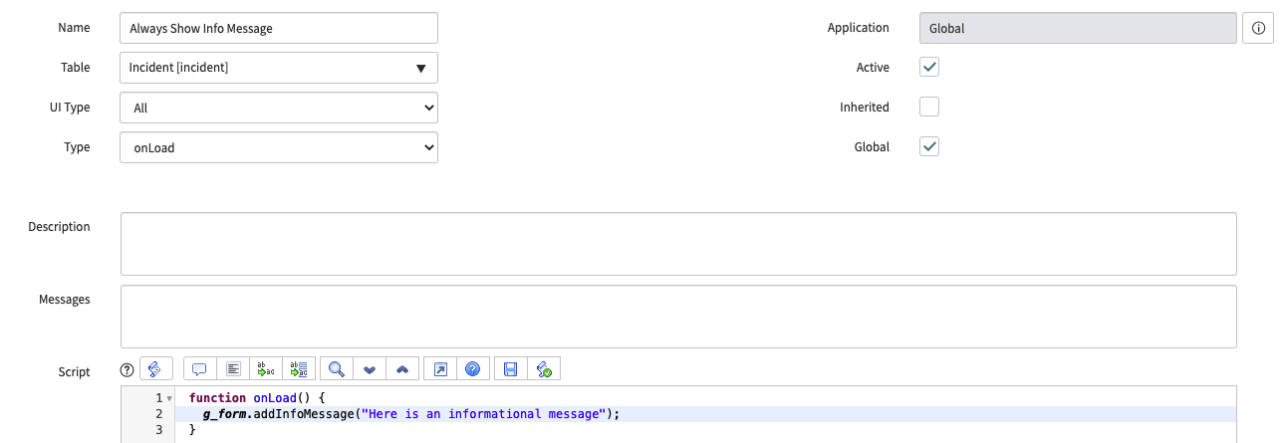 How To Show An Info or Error Message On A Form - The Snowball