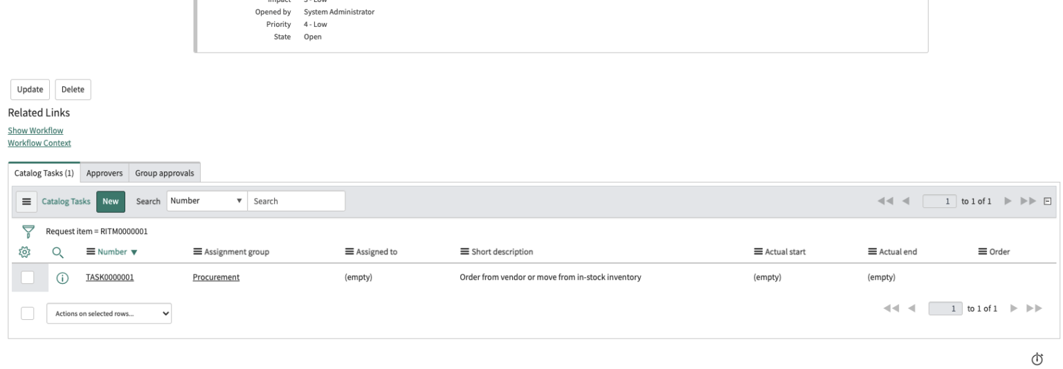 How Do Requests, Request Items and Catalog Tasks work? The Snowball