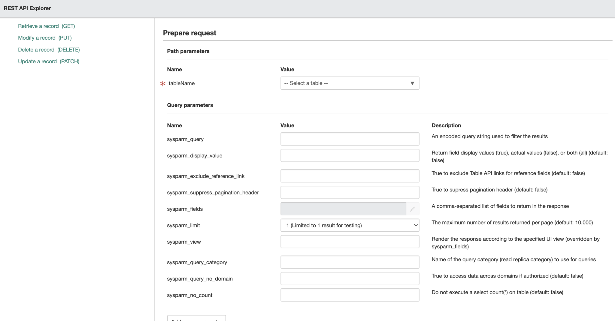 servicenow assignment group table api