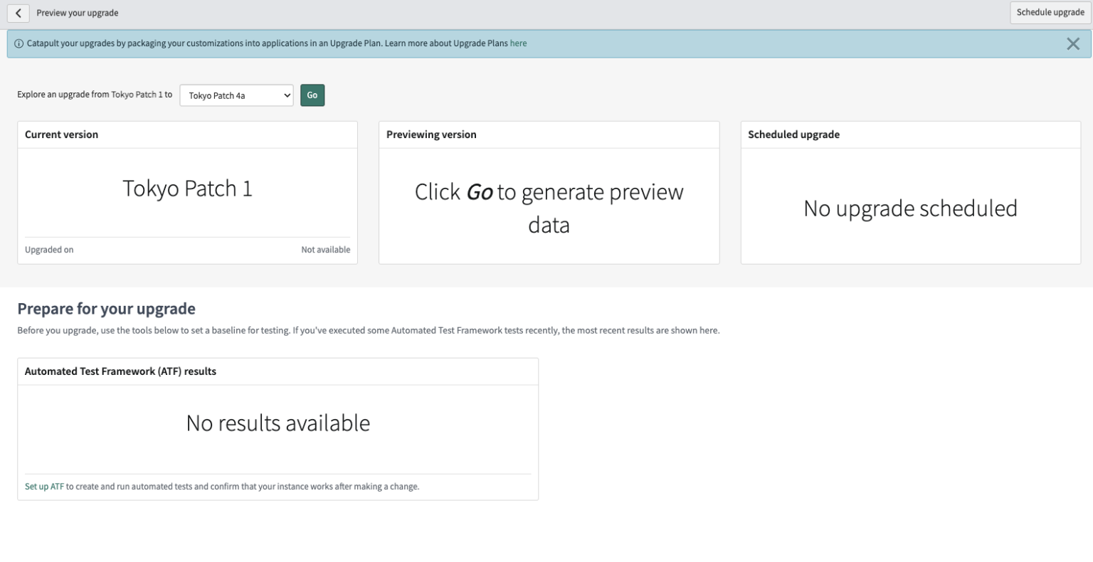How To Schedule An Upgrade Of A ServiceNow Instance The Snowball