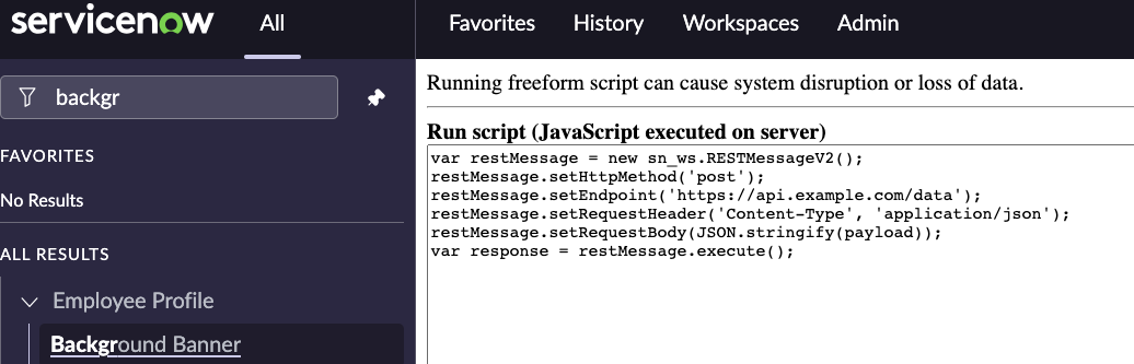 How To Set An API Header RESTMessageV2 In ServiceNow - The Snowball